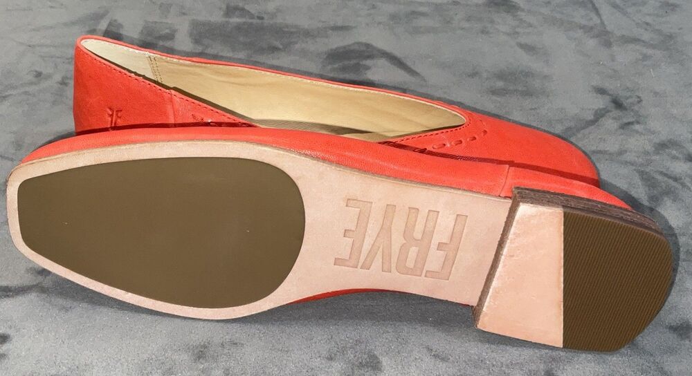 Frye Women’s Claire Flat Shoes,Red Size 9M - Picture 10 of 11